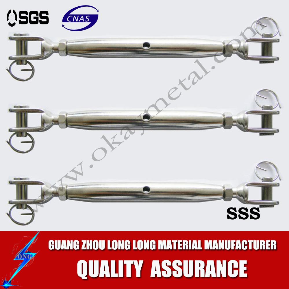 High Quality Alloy Steel European Type Double Jaw Turnbuckle 