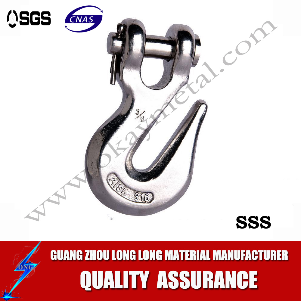American stainless eye hook with high strength especially for carne 