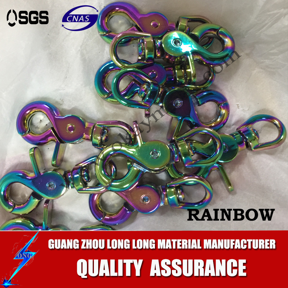 wholesale metal Vacuum plating rainbow metal rings