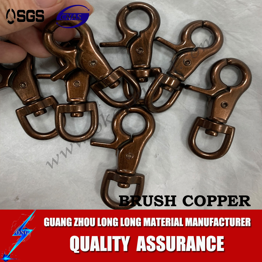brush copper Dog Collar hardware Metal Quick Side Release Buckles For Dog Collars 