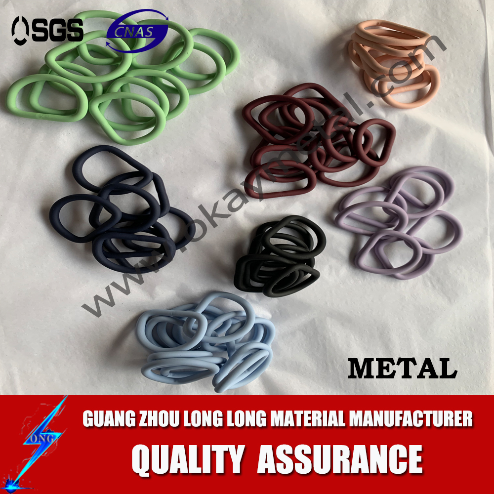 silicon rubber finish buckles rings snaps factory supply snaps buckles rings collars