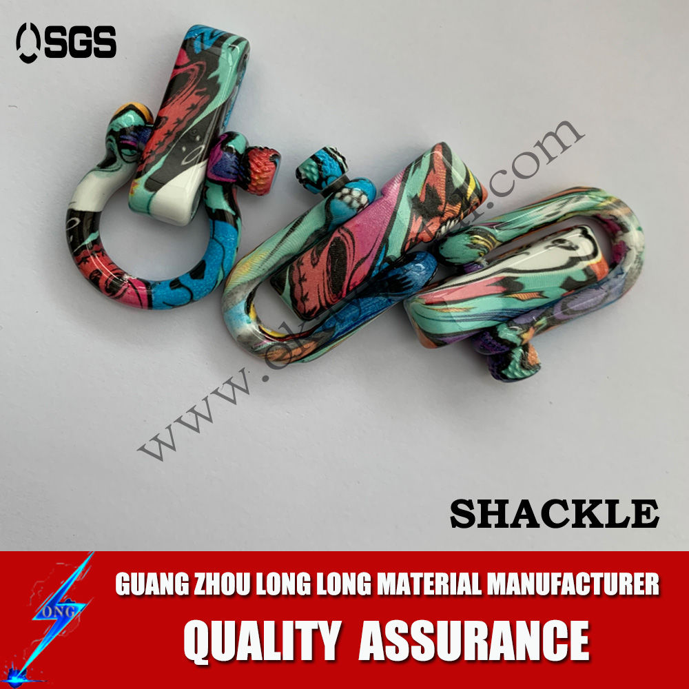rainbow colorful printing shackles Popular D Shackle With Various Styles,D Type Shackle