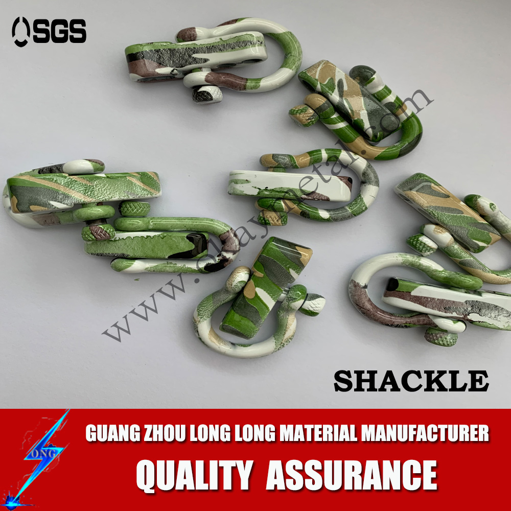rainbow colorful printing shackles Popular D Shackle With Various Styles,D Type Shackle