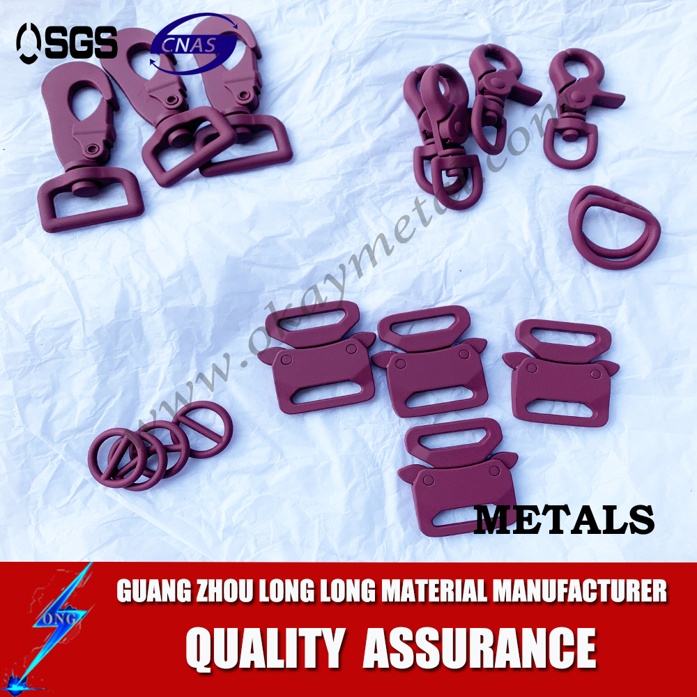 silicon rubber finish snaps factory supply snaps buckles rings collars 