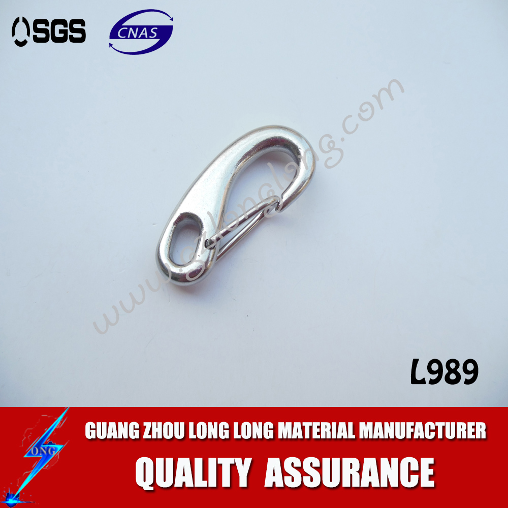 Wholesale Metal safety spring Hook/carabiner hook