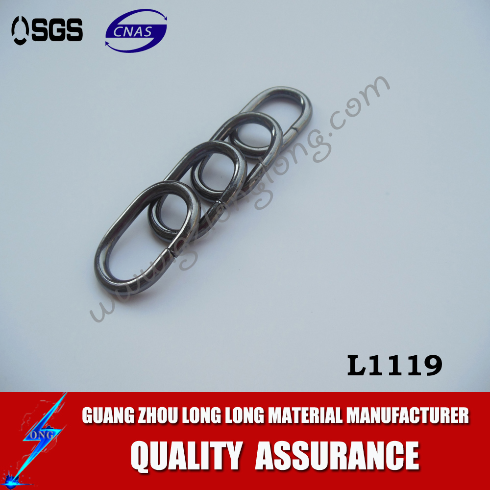 Wholesale Metal 1 inch Non Welded Nickel Plated D-Ring for bags