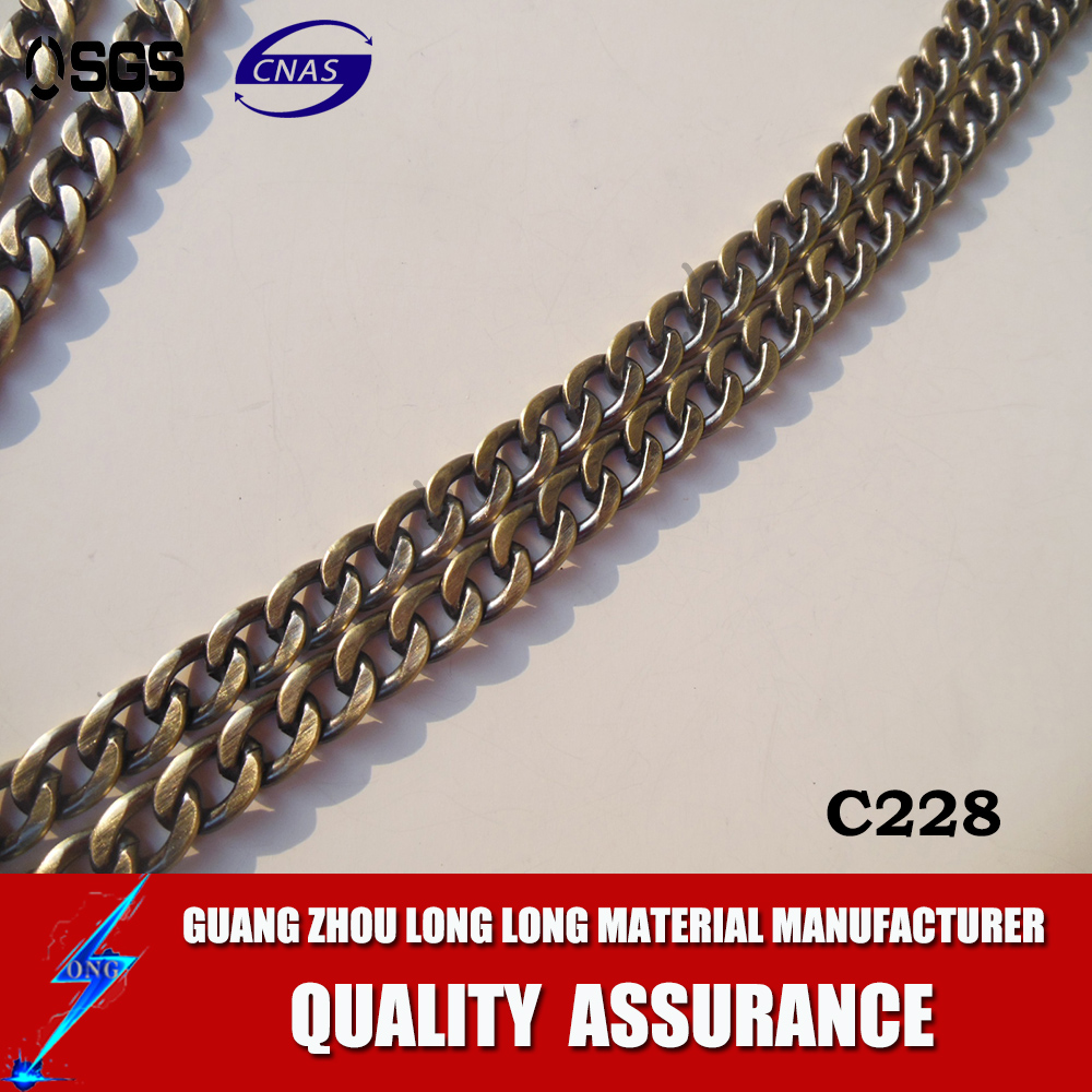 Decorative Accessories Gold Plated Curb Chain