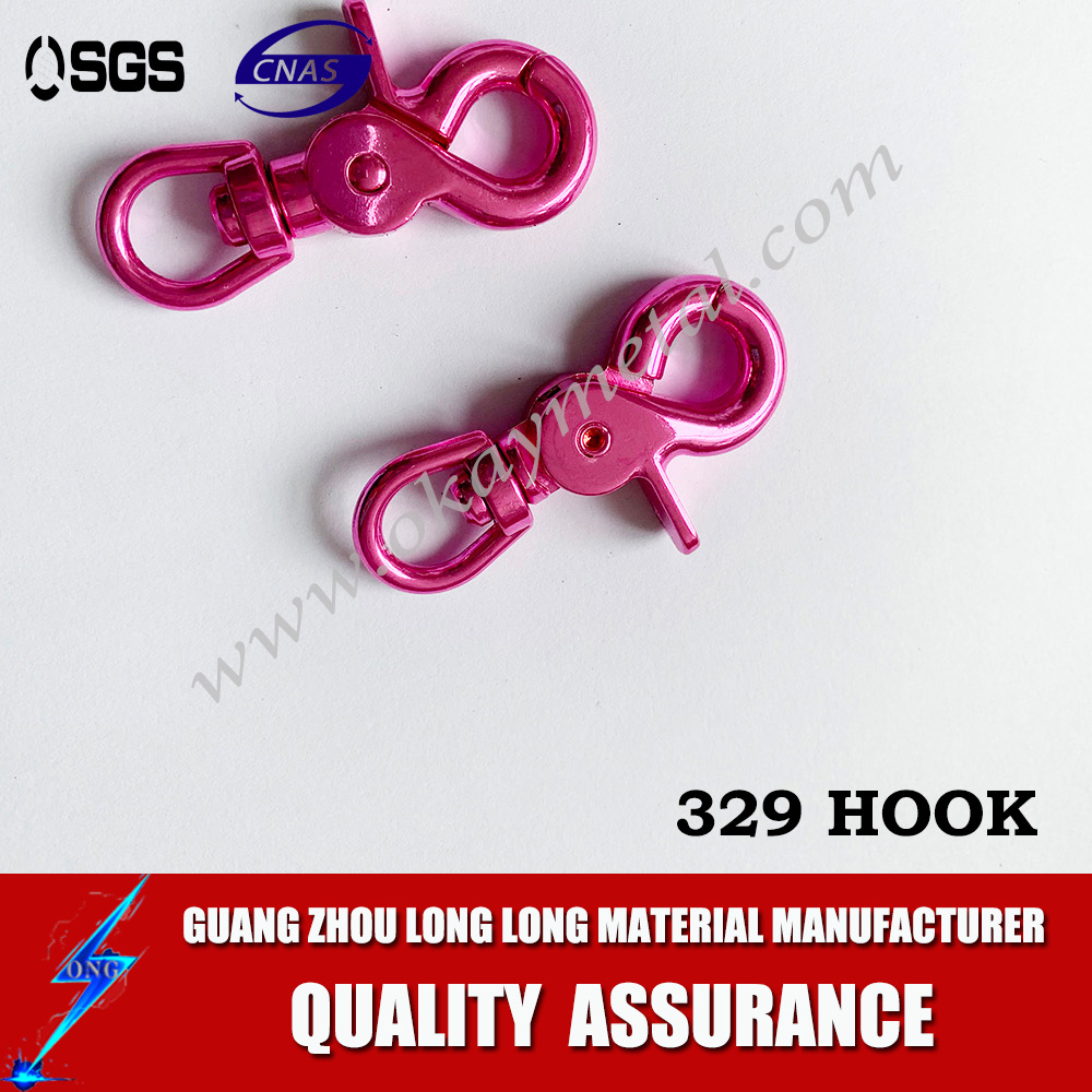 Zinc Alloy Snap Hook With different colors rose